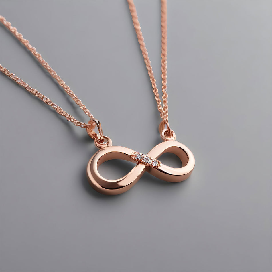 20mm Timeless Symbols Rose Gold Plated Infinity