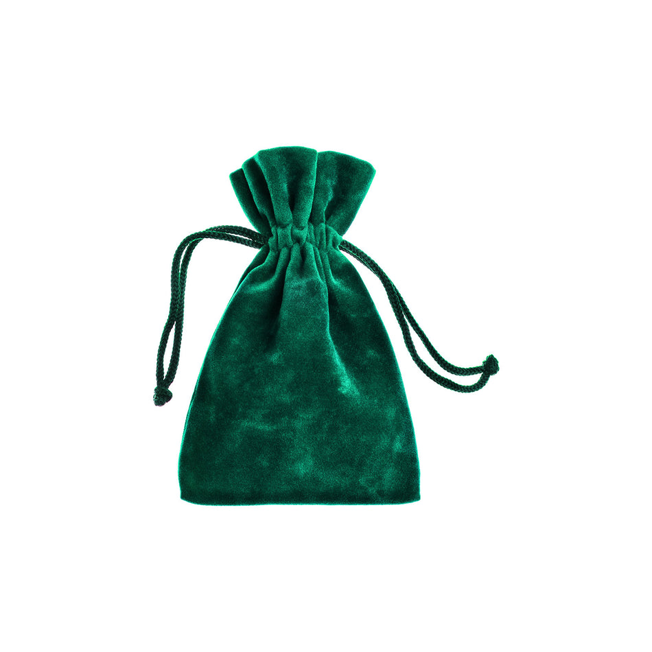 Glimmeria Green Velvet Gift Bag 95x135mm Pack of 10