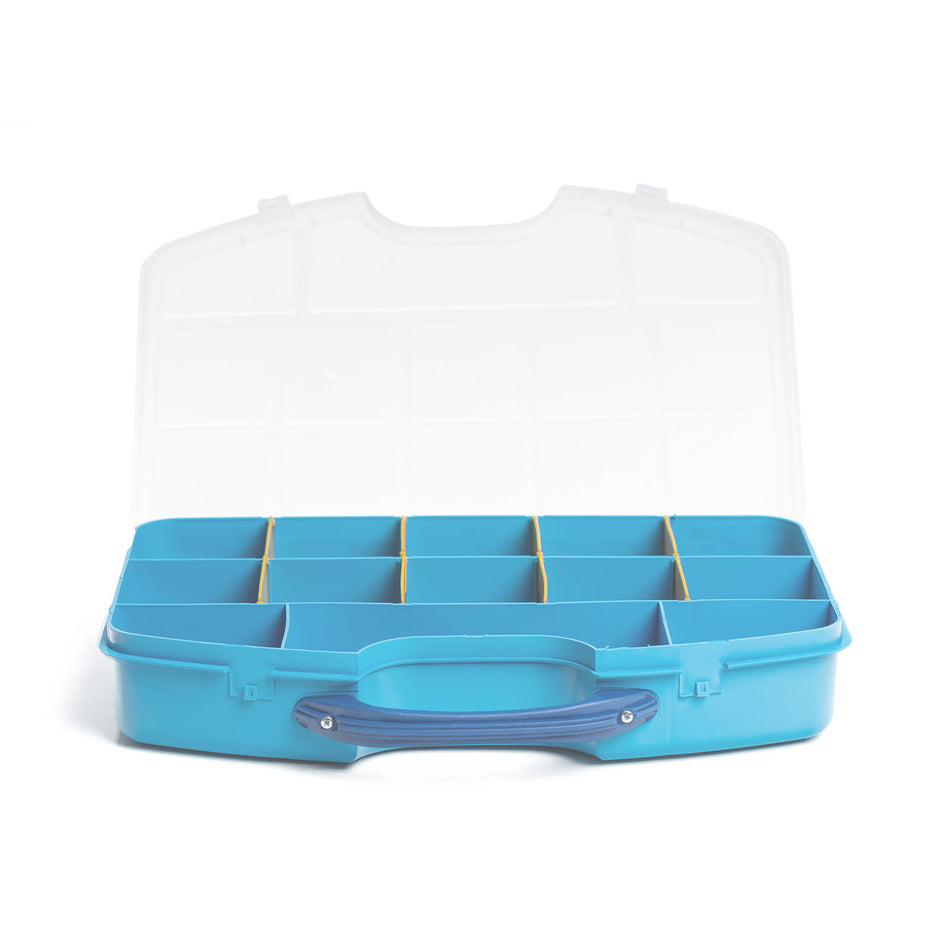 Charmix Small Plastic Storage Box With 10 Compartments