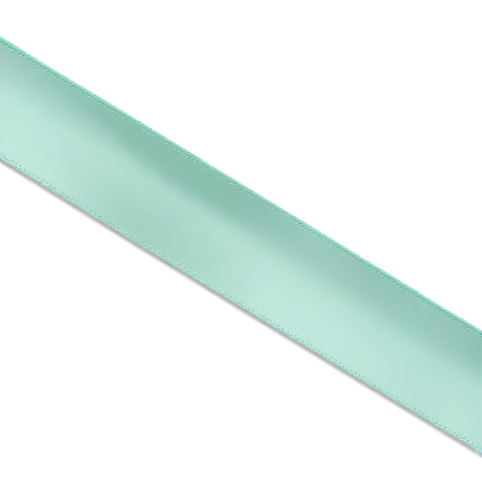 Satin Double Sided Ribbon 15mm Wide Green 7m