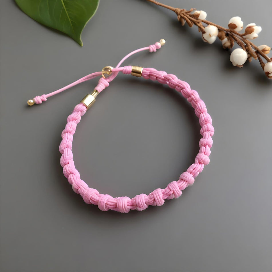 Pink 1mm Cotton Jewellery Bead Cord 10m Spool