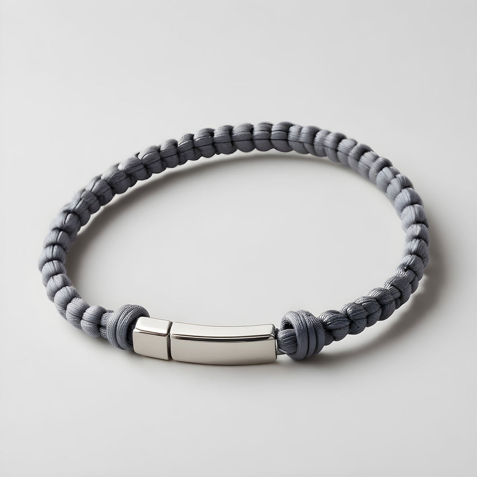 10m Shiny Gray Polyester Cord 3mm