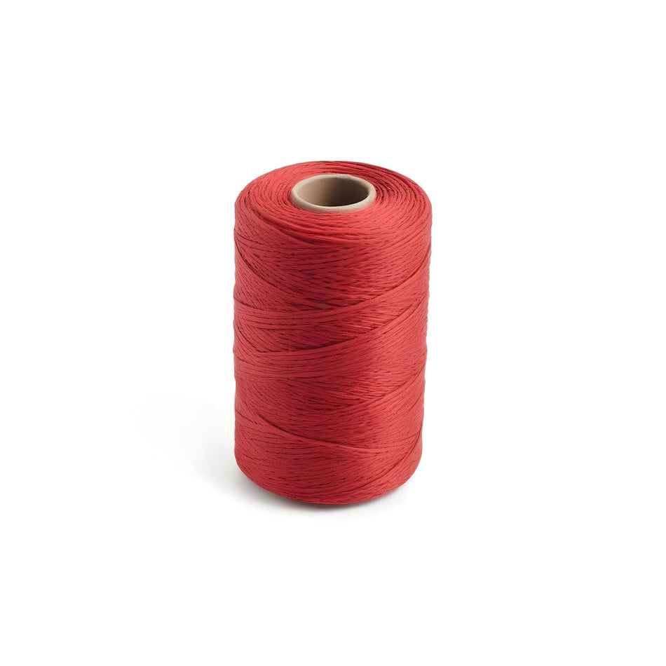 1.5mm Waxed Cotton Jewellery Bead Cord Red 10m