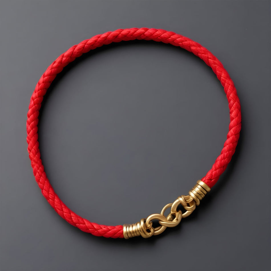 1.5mm Waxed Cotton Jewellery Bead Cord Red 10m